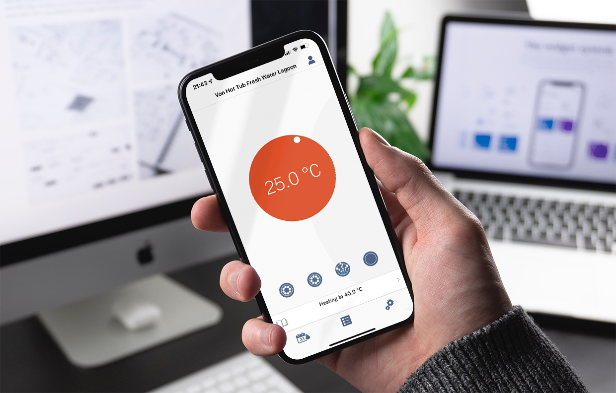 In Hand Mobile Mockup